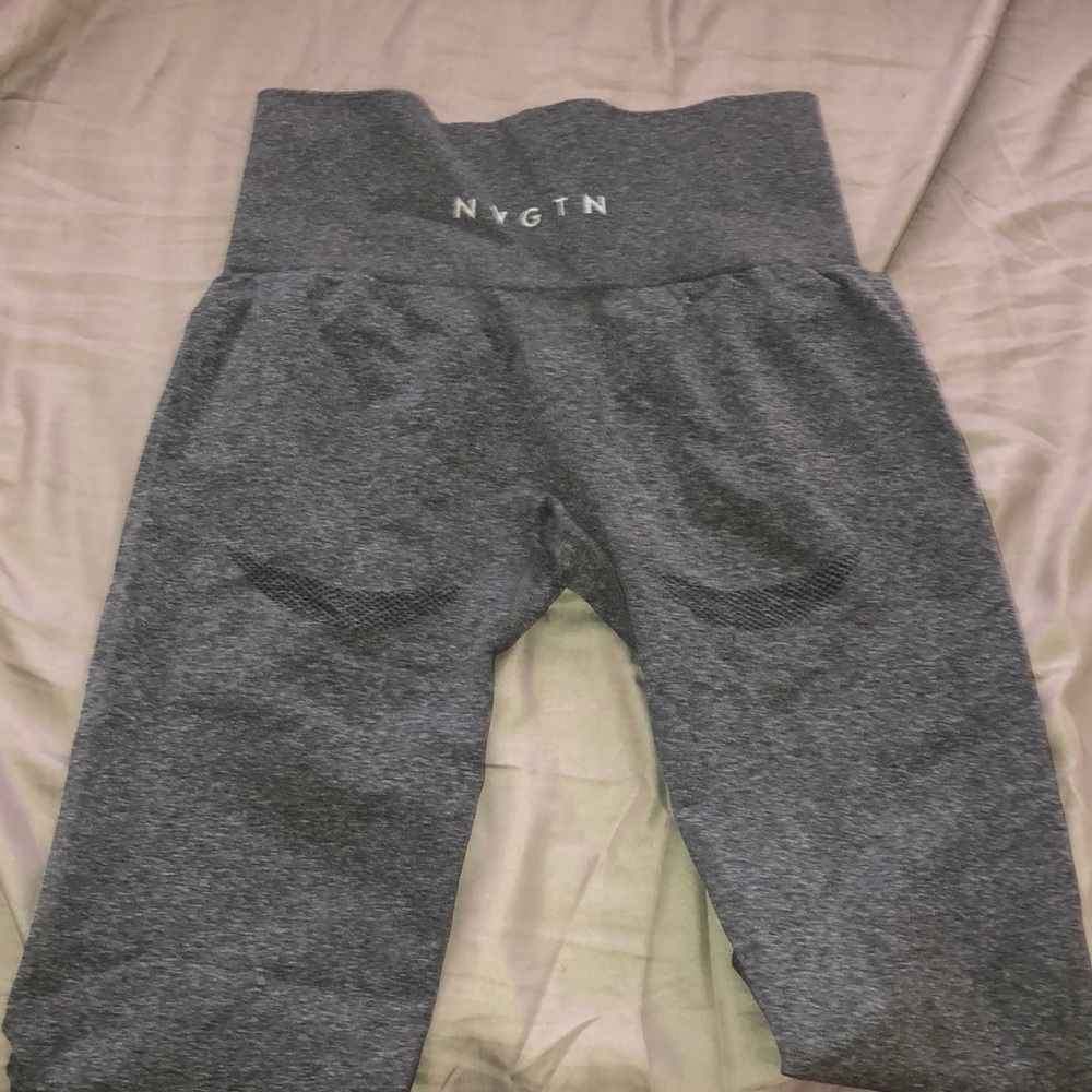 Nvgtn black speckled curve leggings
